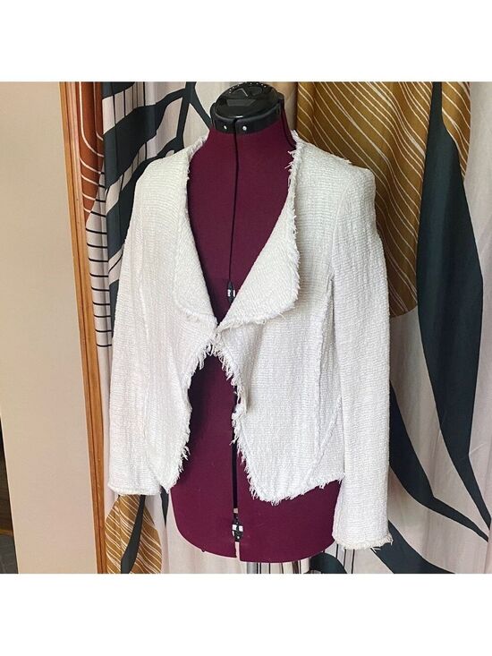 10 Crosby Derek Lam Jackets & Blazers - 10 Crosby Derek Lam Textured off White/beige Blazer